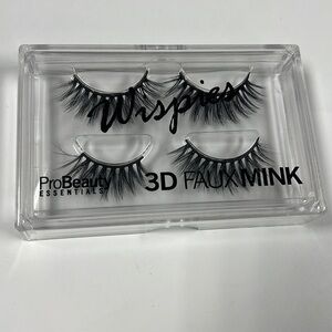 Pro Beauty Essentials Whispies 2 Pair of Lashes in Box - Never Used